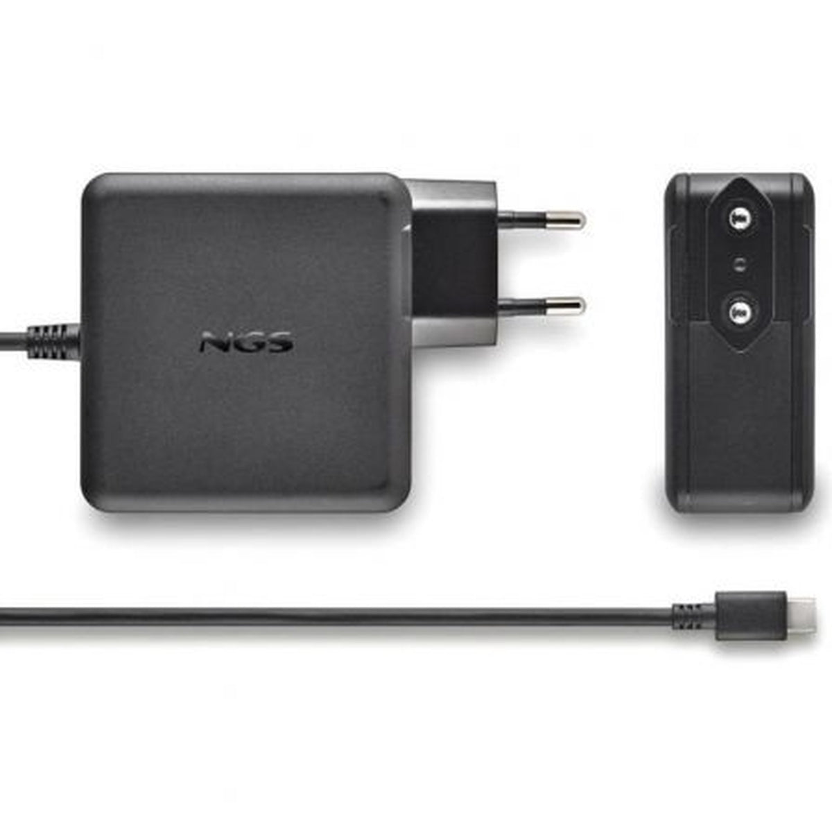 Cargador de Portátil GaN NGS GAN100W-C USB Tipo-C/ 100W/ Automático/ Voltaje 5-20V