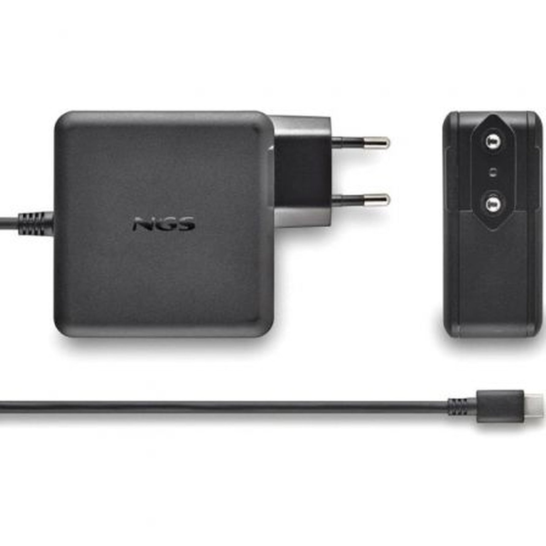 Cargador de Portátil NGS GAN 65W-C USB Tipo-C/ 65W/ Automático/ Voltaje 5-20V