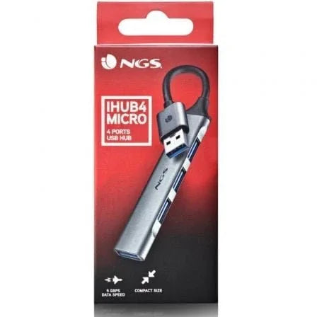 Hub USB NGS IHUB4 Micro/ 4xUSB - PixelPlaza