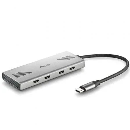 Hub USB Tipo-C NGS Wonder4-C/ 4xUSB Tipo-C - PixelPlaza