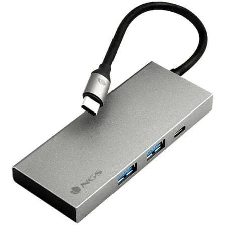 Docking USB Tipo-C NGS WonderDock4 Pro/ 2xUSB/ 1xUSB Tipo-C DP/ 1xHDMI 4K - PixelPlaza
