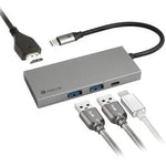 Docking USB Tipo-C NGS WonderDock4 Pro/ 2xUSB/ 1xUSB Tipo-C DP/ 1xHDMI 4K - PixelPlaza