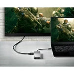 Docking USB Tipo-C NGS WonderDock8/ 3xUSB/ 1xUSB Tipo-C DP/ 1xHDMI 4K/ 1xRJ45/ 1xLector Tarjetas SD - PixelPlaza