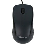 Ratón NGS Black Mist/ Hasta 1000 DPI - PixelPlaza