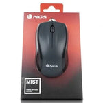 Ratón NGS Black Mist/ Hasta 1000 DPI - PixelPlaza