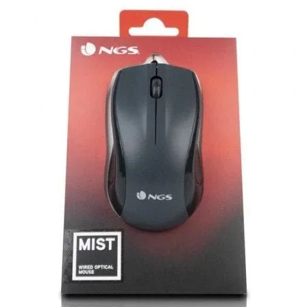 Ratón NGS Black Mist/ Hasta 1000 DPI - PixelPlaza