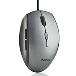 Ratón Ergonómico NGS Moth Gray/ Hasta 1600 DPI/ Gris - PixelPlaza