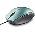Ratón Ergonómico NGS Moth Ice/ Hasta 1600 DPI/ Verde Hielo - PixelPlaza