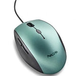 Ratón Ergonómico NGS Moth Ice/ Hasta 1600 DPI/ Verde Hielo - PixelPlaza
