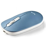 Ratón Inalámbrico por Bluetooth NGS Shell-RB/ Batería recargable/ Hasta 1600 DPI/ Azul/ Blanco/ Rosa - PixelPlaza