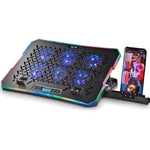 Soporte Refrigerante NGS Hero Stand para Portátiles hasta 15.6"/ Iluminación LED - PixelPlaza