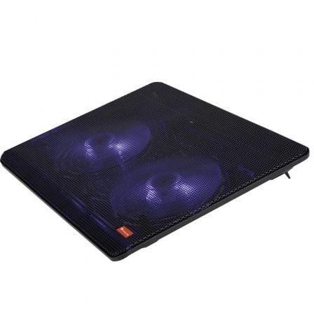 Soporte Refrigerante NGS Cooler Jetstand para Portátiles hasta 15.6"/ Iluminación LED - PixelPlaza