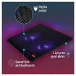 Soporte Refrigerante NGS Cooler Jetstand para Portátiles hasta 15.6"/ Iluminación LED - PixelPlaza