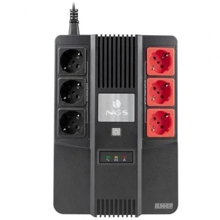 SAI Offline NGS Fortress Bunker/ 600VA-360W/ 6 Salidas/ Formato Bloque - PixelPlaza