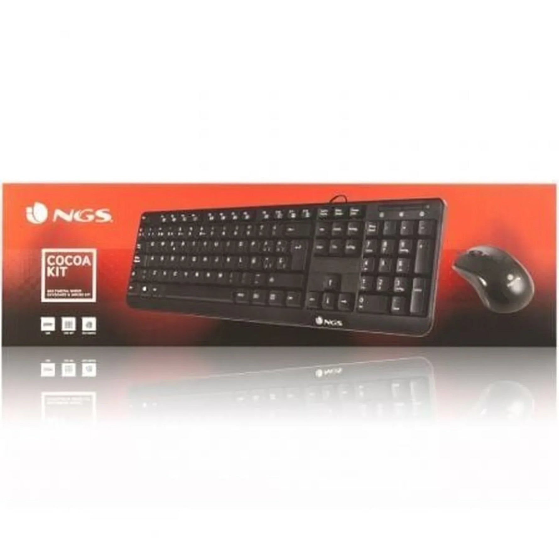 Teclado y Ratón NGS Cocoa KIT - PixelPlaza