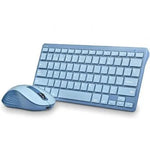 Teclado y Ratón Inalámbricos NGS Fantasy Kit Blue/ Azul - PixelPlaza