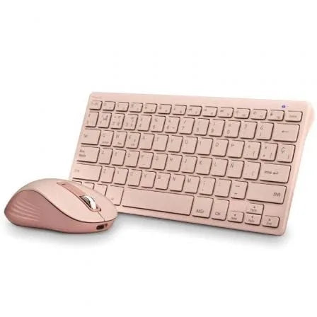 Teclado y Ratón Inalámbricos NGS Fantasy Kit Pink/ Rosa - PixelPlaza