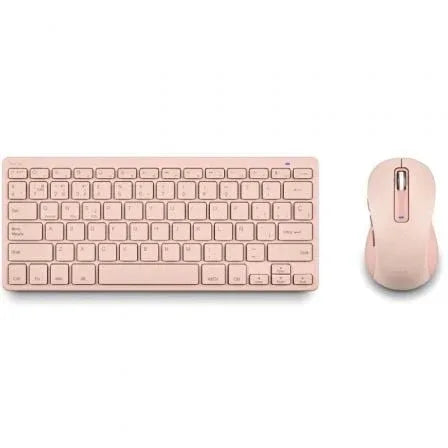 Teclado y Ratón Inalámbricos NGS Fantasy Kit Pink/ Rosa - PixelPlaza