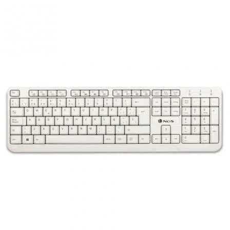 Teclado NGS Spike/ Blanco - PixelPlaza