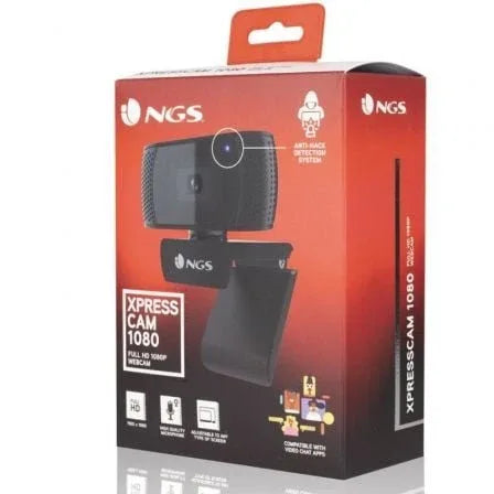 Webcam NGS XpressCam 1080/ 1920 x 1080 Full HD - PixelPlaza