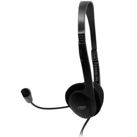 Auriculares Nox Voice One/ con Micrófono/ Jack 3.5/ Negros - PixelPlaza