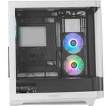 Caja ordenador gaming Nox hummer ether ATX argb cristal templado negro - blanco