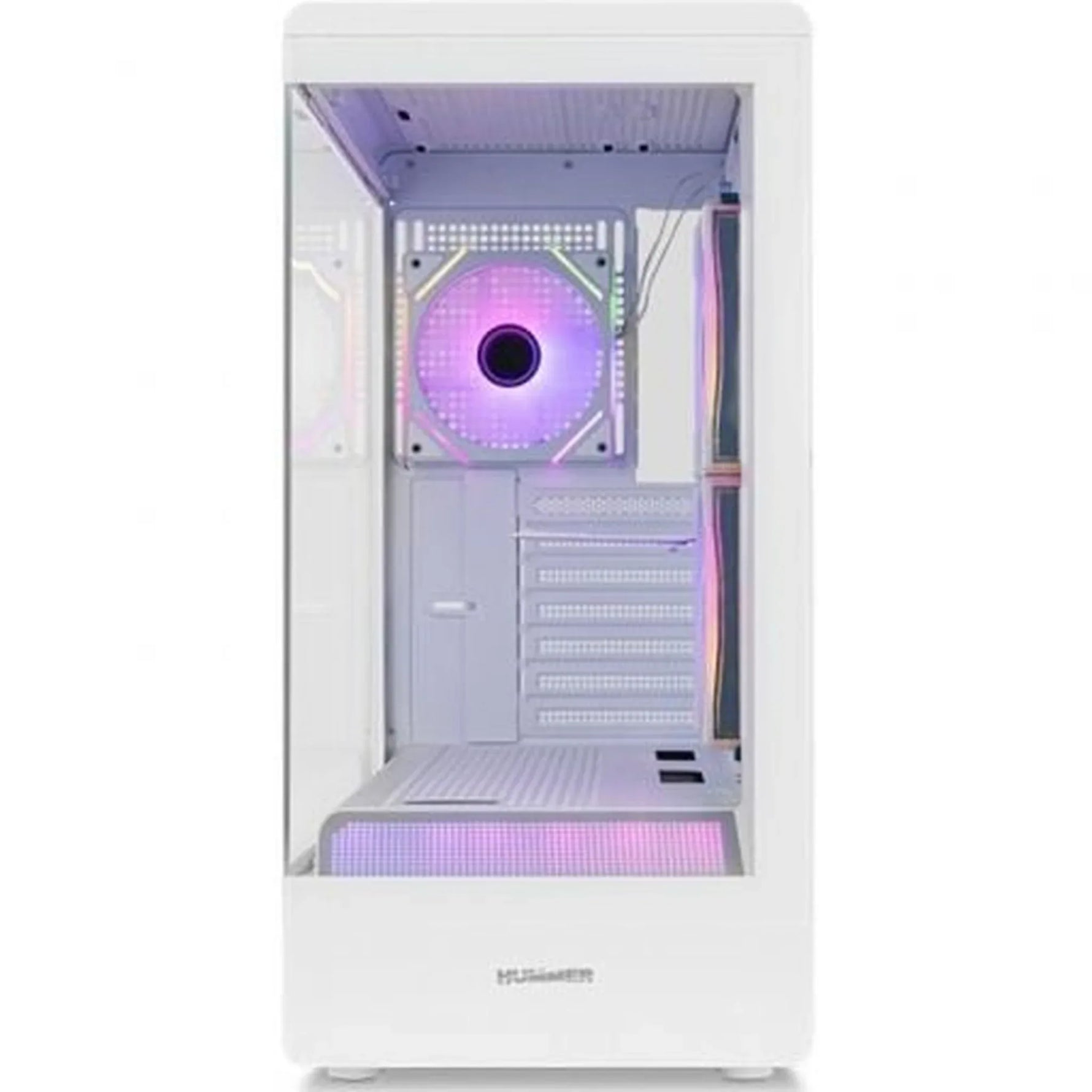 Caja Gaming Semitorre Nox Hummer SIGNAL/ Blanca - PixelPlaza