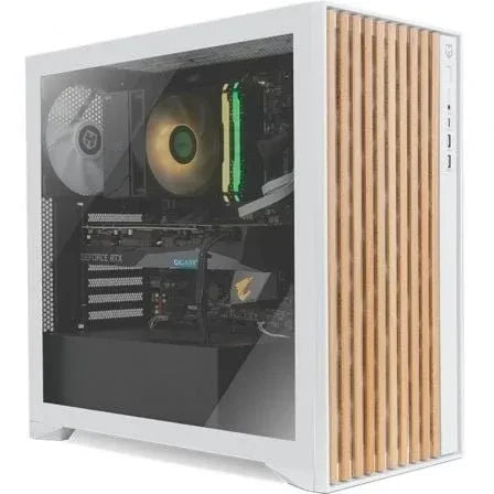 Caja Gaming Semitorre Nox Hummer Element/ Blanca - PixelPlaza
