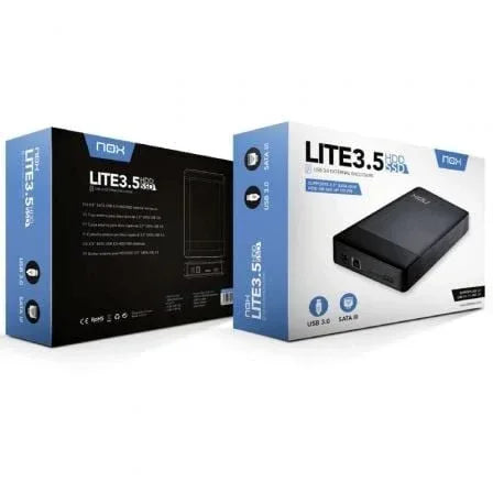 Caja Externa para Disco Duro de 3.5" Nox Lite 3.5''/ USB 3.0 - PixelPlaza