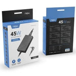 Cargador de Portátil Nox 45W/ 45W/ Automático/ 9 Conectores/ Voltaje 9-20V - PixelPlaza