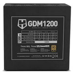 Fuente de Alimentación Nox Hummer GDM/ 1200W/ Ventilador 12cm/ 80 Plus Gold - PixelPlaza