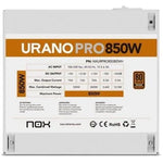 Fuente de Alimentación Nox Hummer Urano Pro White/ 850W/ Ventilador 12cm/ 80 Plus Bronze - PixelPlaza