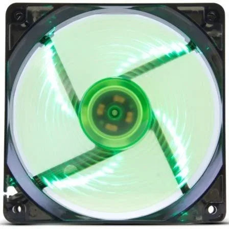 Ventilador Nox Coolfan 120 LED/ 12cm/ Verde - PixelPlaza