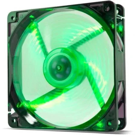Ventilador Nox Coolfan 120 LED/ 12cm/ Verde - PixelPlaza