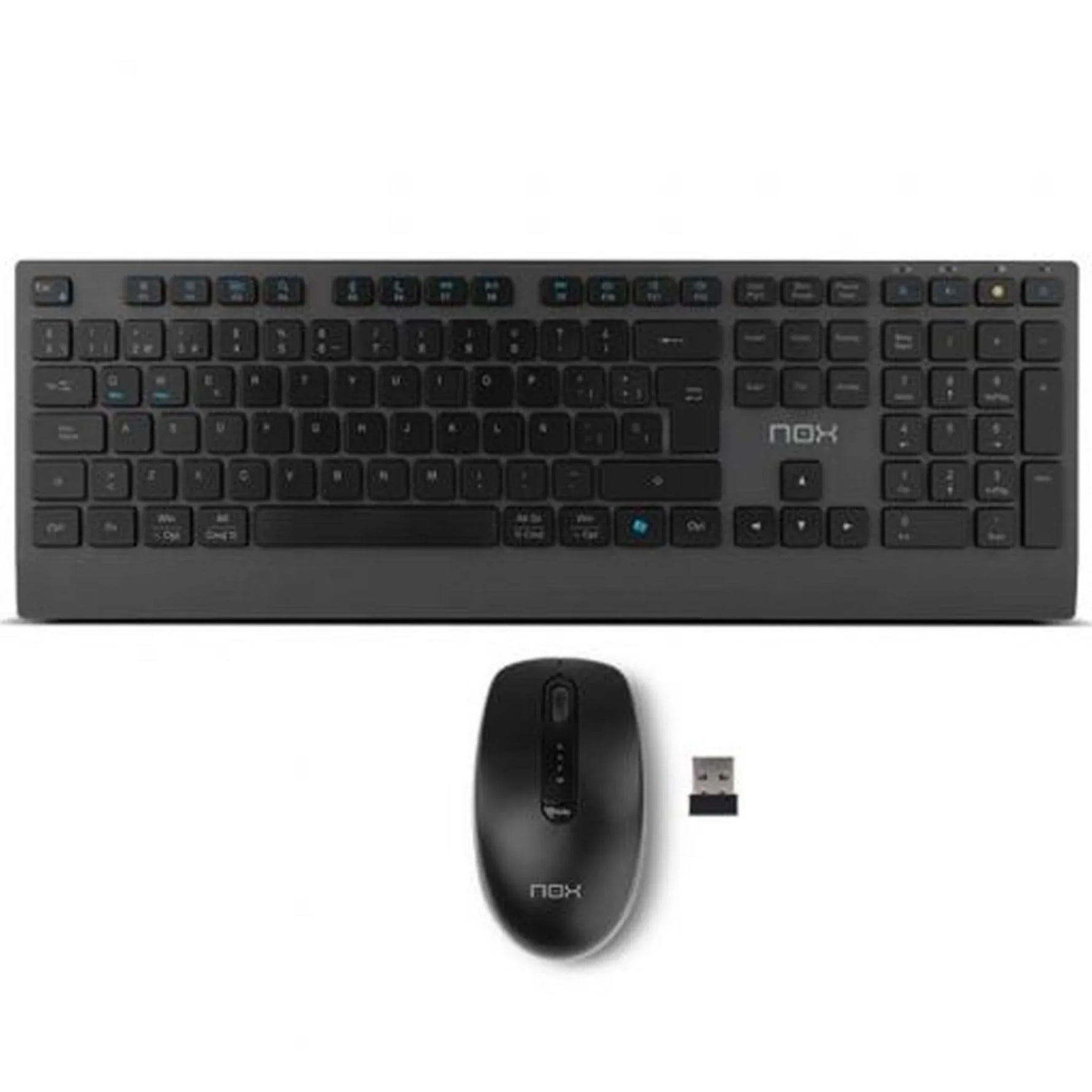 Teclado y Ratón Inalámbricos Nox Lite Duo - PixelPlaza