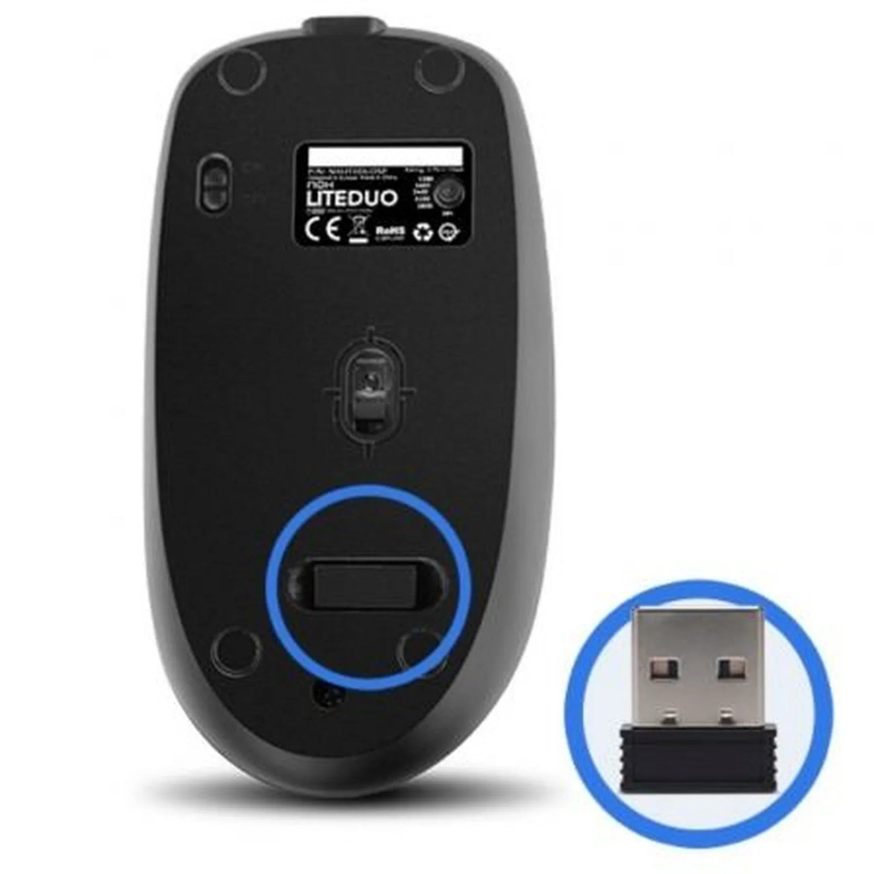 Teclado y Ratón Inalámbricos Nox Lite Duo - PixelPlaza