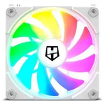 Ventilador Nox Easy Link/ ARGB/ 12cm/ Blanco - PixelPlaza