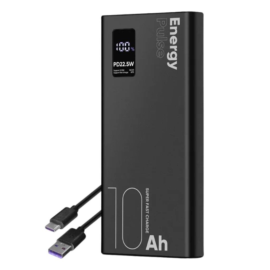 OBAL:ME EnergyPulse Negro 10000mAh 22.5W - Powerbank
