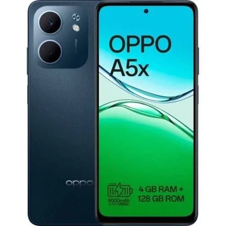Smartphone Oppo A5x 4GB/ 128GB/ 6.67"/ Negro Azul - PixelPlaza