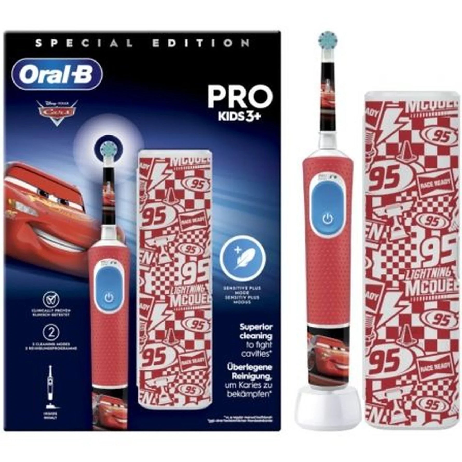 Cepillo Dental Oral-B Pro Kids Cars/ Incluye 1 Recambio - PixelPlaza