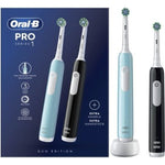 Cepillo Dental Oral-B Pro 1 Duo Edition/ Incluye 1 Recambio/ Negro y Turquesa - PixelPlaza