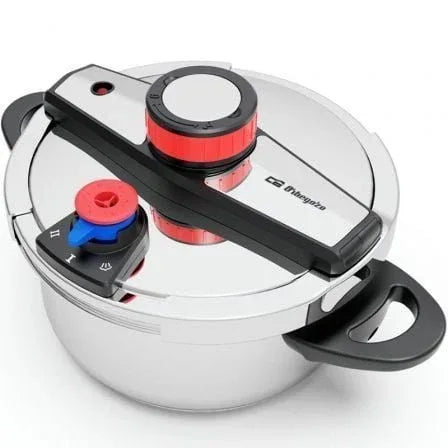 Olla a Presión Orbegozo HP 4200/ 4L/ Acero Inoxidable/ Apta para Inducción - PixelPlaza