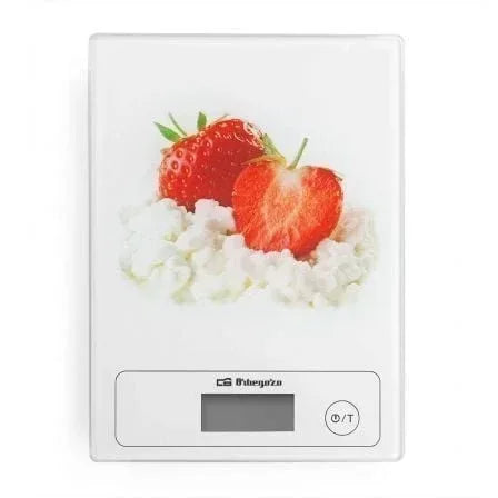 Báscula de Cocina Electrónica Orbegozo PC 1018/ hasta 5kg/ Blanca - PixelPlaza