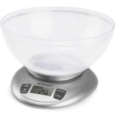 Báscula de Cocina Electrónica Orbegozo PC 2017 A/ hasta 3.5kg/ Plata - PixelPlaza