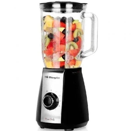 Batidora de vaso Orbegozo BV 6575/ 600W/ 5 Velocidades/ Capacidad 1.5L - PixelPlaza
