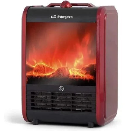 Chimenea Eléctrica Orbegozo CM 9015/ 2 niveles de potencia/ 750W-1500W - PixelPlaza