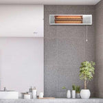 Estufa de Cuarzo Orbegozo BB 5000/ 2 niveles de potencia/ 1200W - PixelPlaza