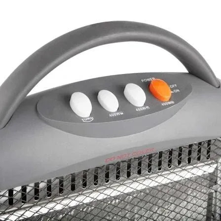 Estufa Halógena Orbegozo BP 5008 A/ 3 niveles de potencia/ 1200W - PixelPlaza