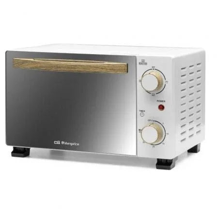 Horno de Sobremesa Orbegozo HO 990/ 800W/ Capacidad 10L/ Blanco - PixelPlaza