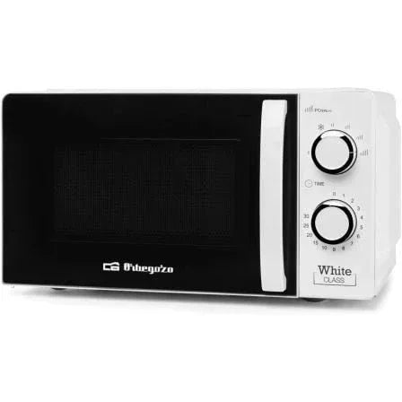 Microondas Orbegozo MI 2115/ 700W/ Capacidad 20L/ Blanco - PixelPlaza